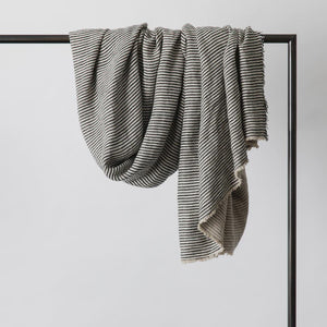 Ellis Stripe Mira Linen Throw