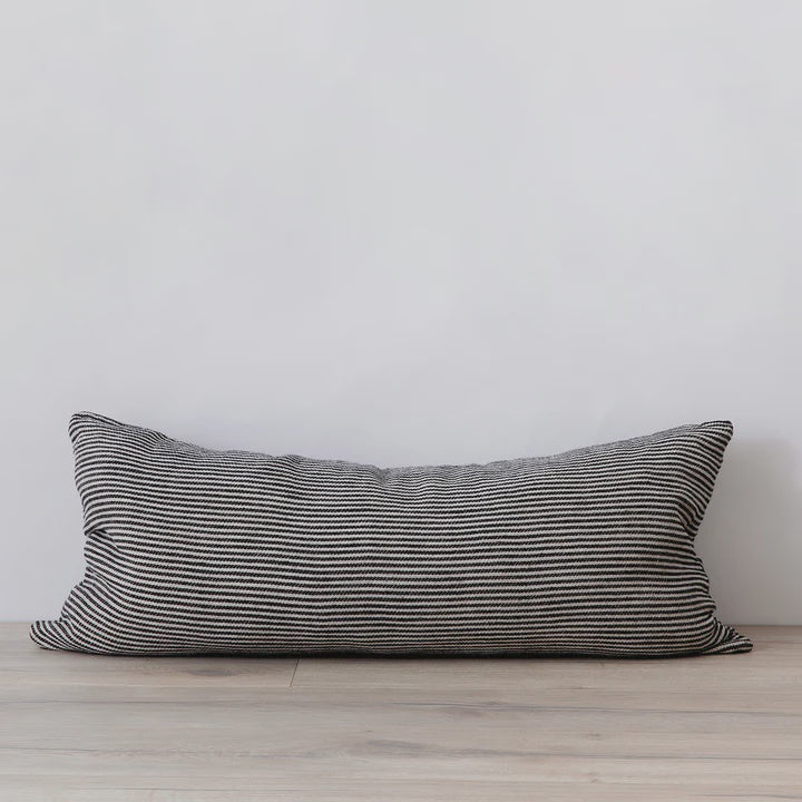 Ellis Stripe Mira Linen Long Cushion