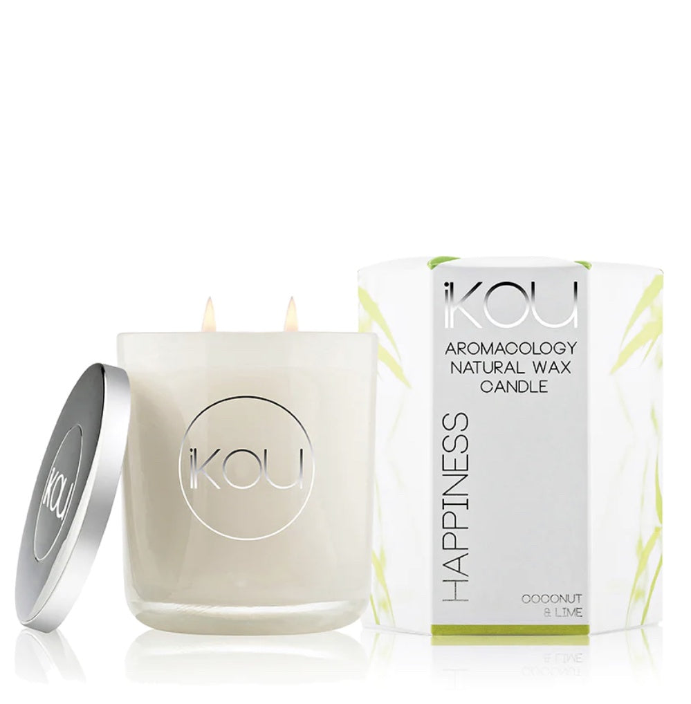 Aromacology Natural Wax Candle - Happiness