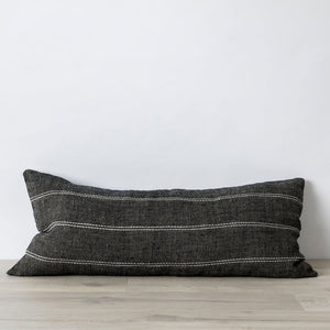 Rafa double line Mira linen long cushion