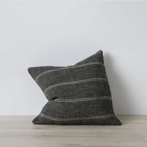 Rafa double line Mira linen cushion