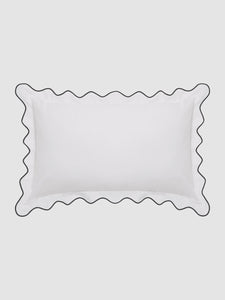 Parisian noir tailored pillowcase pair